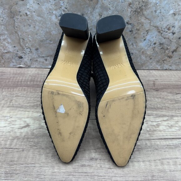 Zara Mesh Short Boots - Picture 6 of 8